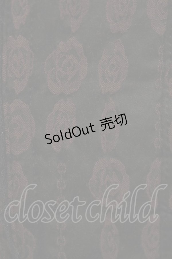 画像3: MIHO MATSUDA / ローズジャガードビスチェ  ボルドー H-26-01-13-1037-GO-TO-KB-ZH (3)