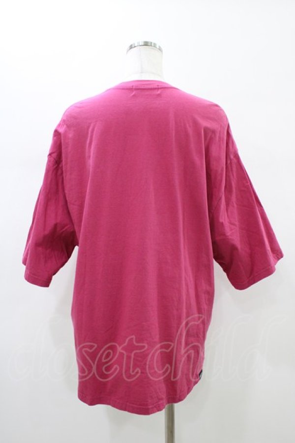 画像2: HYSTERIC GLAMOUR / BEAR HELLO AGAINオーバーサイズTシャツ  ピンク H-26-01-13-1041-PU-TO-KB-ZH (2)