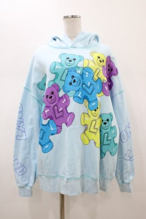 画像: LAND by MILK BOY / LAND GUMMIES HOODIE  サックス H-26-01-13-1045-0-TO-KB-ZH