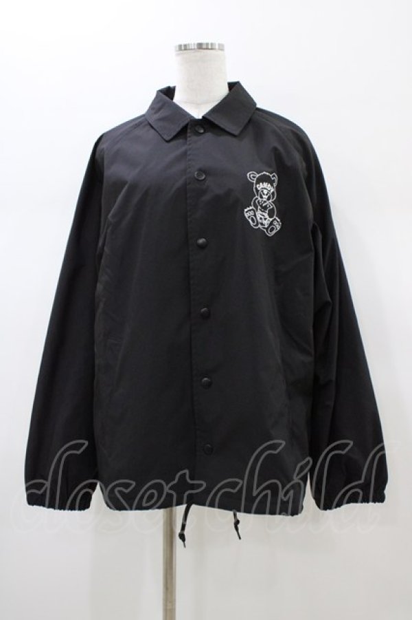 画像1: Candy Stripper / FREAK OUT COACH JACKET  ブラック H-26-01-13-1052-PU-JA-KB-ZH (1)
