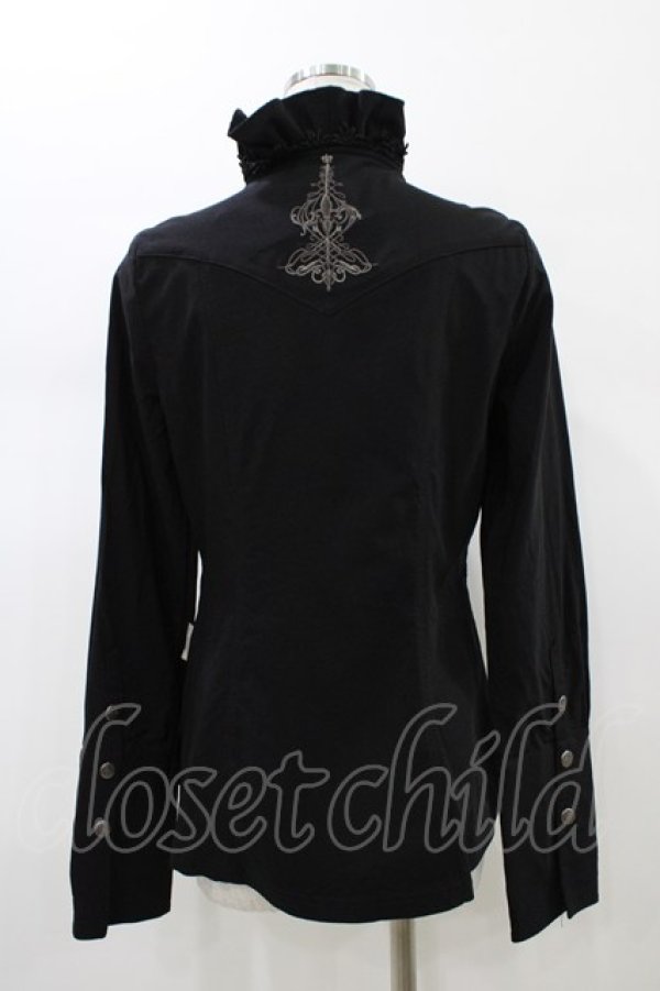 画像2: Rozen Kavalier / レースフリルブラウス  ブラック H-26-01-13-1054-OO-BL-KB-ZH (2)