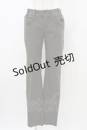 画像: Ozz Croce / 刺繍ポケットパンツ  カーキ H-26-01-13-1008-OO-PA-KB-ZH