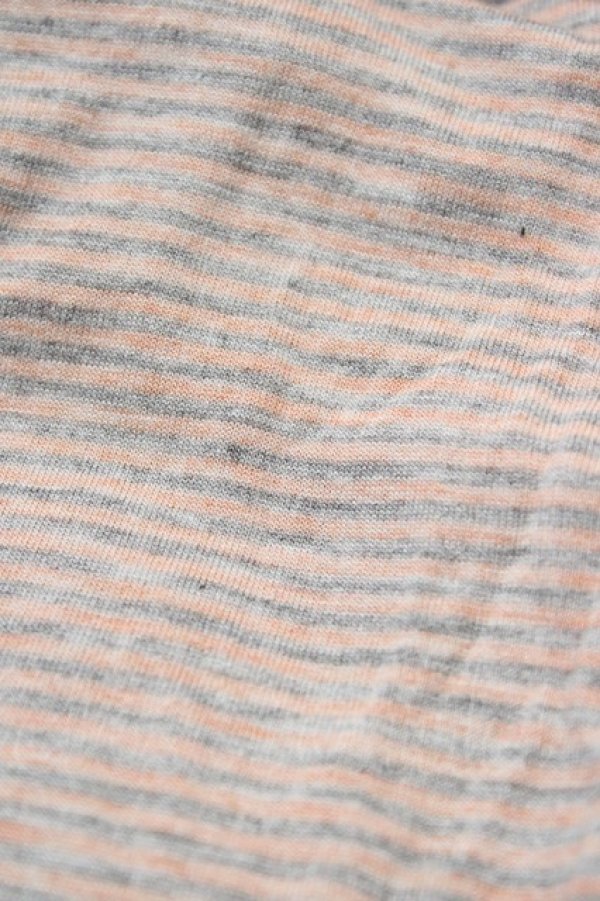 画像4: MILKBOY / ボーダーVネックカーディガン  ピンク H-26-01-13-1060-MB-TO-KB-ZH (4)