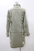 画像2: ALGONQUINS / ミリタリー風ロングジャケット  カーキ H-26-01-13-1062-AL-JA-KB-ZH (2)
