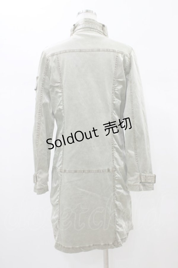 画像2: ALGONQUINS / ミリタリー風ロングジャケット  カーキ H-26-01-13-1062-AL-JA-KB-ZH (2)