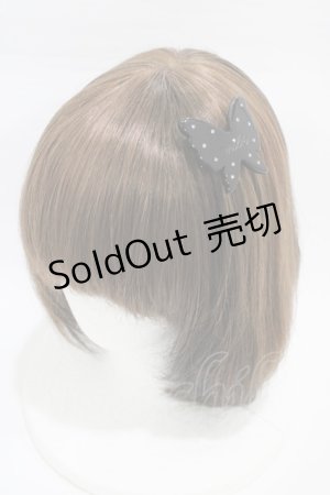 画像: MILK / バタフライバレッタ  ブラック H-26-01-13-1002-ML-AC-KB-ZH