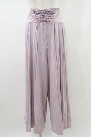 画像: Rozen Kavalier / プリーツラインワイドパンツ  ラベンダー H-26-01-13-1011-OO-PA-KB-ZH