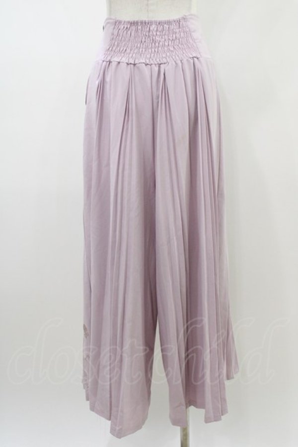 画像2: Rozen Kavalier / プリーツラインワイドパンツ  ラベンダー H-26-01-13-1011-OO-PA-KB-ZH (2)