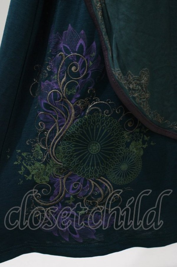 画像4: Ozz oneste / 和チャイナワイドパンツ  グリーン H-26-01-13-1012-OO-PA-KB-ZH (4)