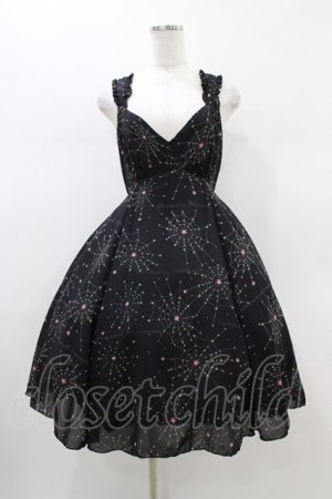 画像: HYSTERIC GLAMOUR / スパイダーキャミワンピース  ブラック H-26-01-13-1020-PU-SK-KB-ZH