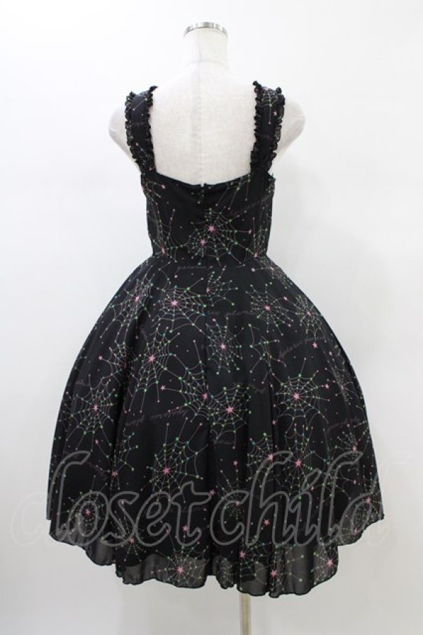 画像2: HYSTERIC GLAMOUR / スパイダーキャミワンピース  ブラック H-26-01-13-1020-PU-SK-KB-ZH (2)