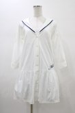 画像1: MILK / Royal Navy dress  ホワイト H-26-01-13-1024-ML-OP-KB-ZH (1)