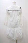画像2: MILK / Royal Navy dress  ホワイト H-26-01-13-1024-ML-OP-KB-ZH (2)