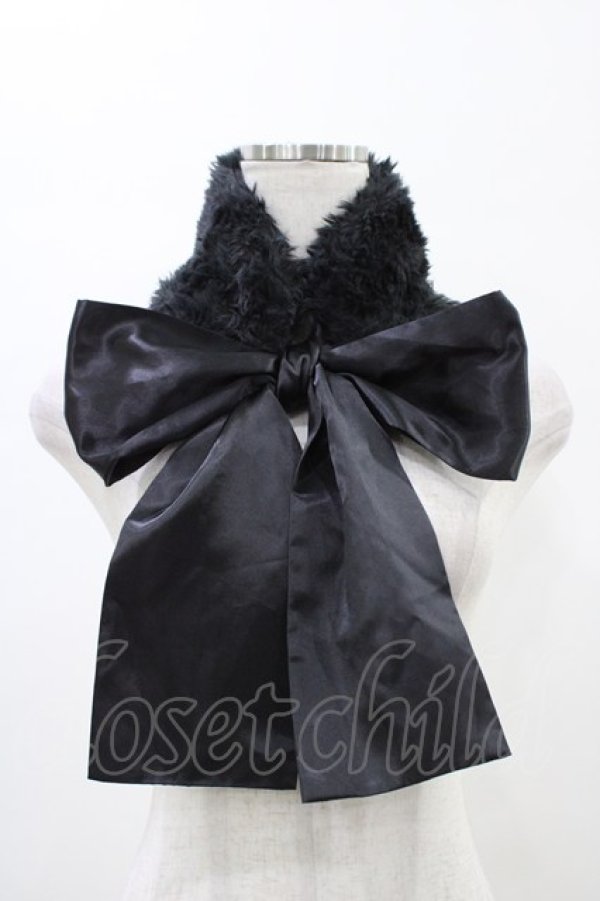 画像1: MIHO MATSUDA / ファーティペット  ブラック H-26-01-13-1005-GO-ZA-KB-ZH (1)