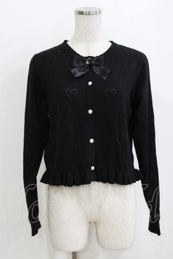 画像1: m petit by misako / TT*AOKリボンツキCD M ブラック H-26-01-13-052-LO-TO-NS-ZH (1)