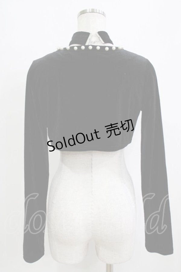 画像3: Ank Rouge / チョーカー付きハートベルトカーデ M ブラック H-26-01-13-053-CA-TO-NS-ZH (3)