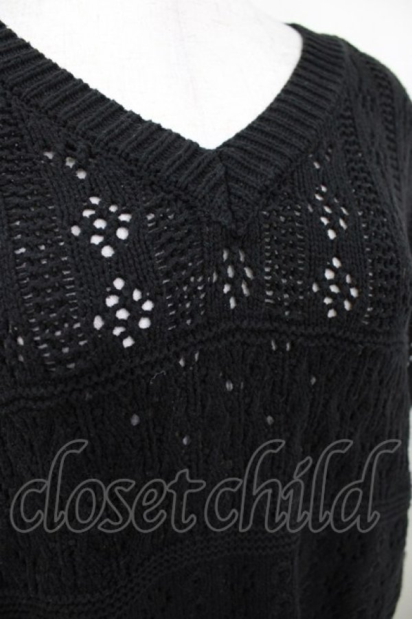 画像4: DearMyLoveRose / 2WAY透かし柄ボレロ M~L  H-26-01-13-055-EL-TO-NS-ZH (4)