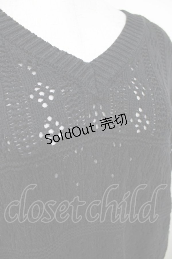 画像4: DearMyLoveRose / 2WAY透かし柄ボレロ M~L  H-26-01-13-055-EL-TO-NS-ZH (4)