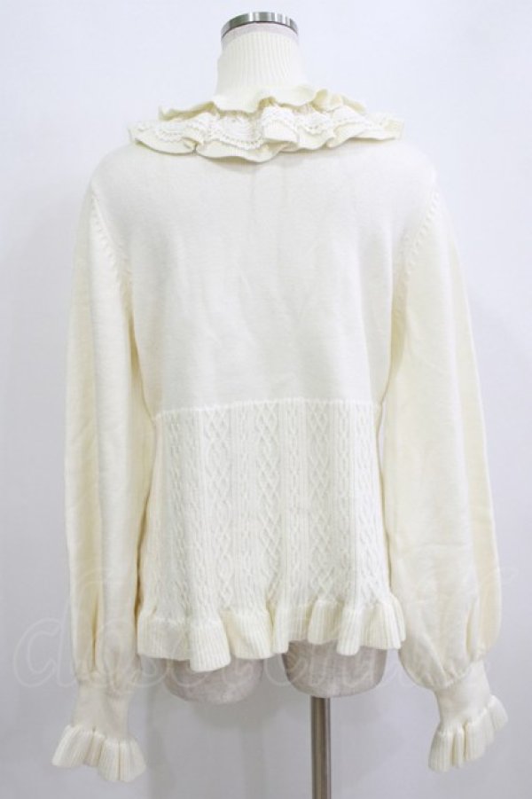 画像3: Hoshibako Works / タートルネックフリルニット Free オフ H-26-01-13-056-LO-TO-NS-ZH (3)