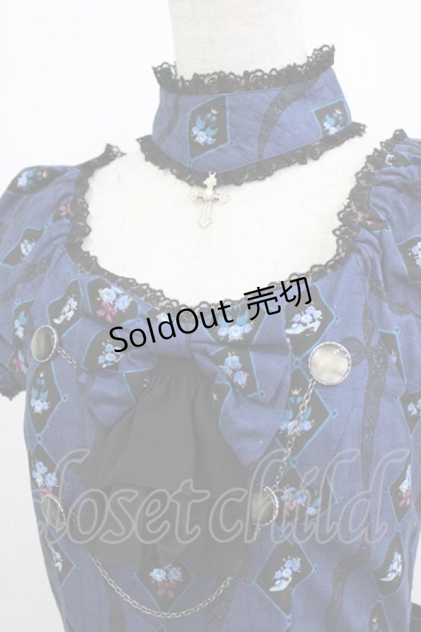 画像5: metamorphose / Masquerade Ladyワンピース Free ネイビー H-26-01-13-005-ME-OP-NS-ZH (5)