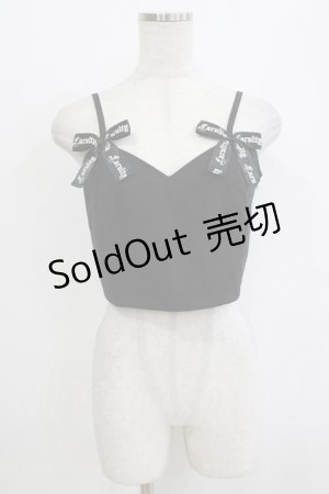 画像: Jamie エーエヌケー / ゴシックリボンビスチェ M ブラック H-26-01-13-057-LO-TO-NS-ZH