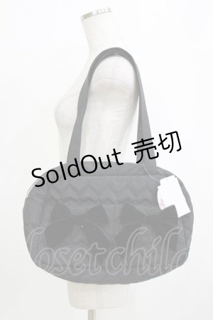 画像: m petit by misako / AM*ハートキルティングB  ブラック H-26-01-13-059-LO-BG-NS-ZH