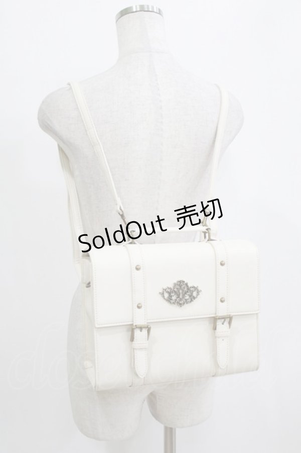 画像2: Kurumi Collaboration / CLK*カギアナバッグ　鍵穴サッチェルバッグ  オフ H-26-01-13-063-GO-BG-NS-ZH (2)