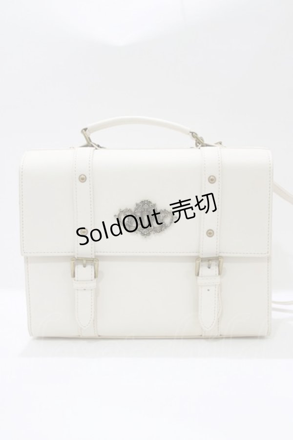 画像3: Kurumi Collaboration / CLK*カギアナバッグ　鍵穴サッチェルバッグ  オフ H-26-01-13-063-GO-BG-NS-ZH (3)