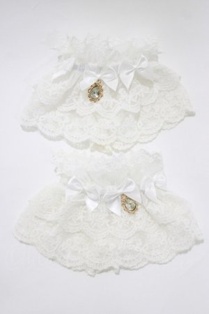 画像: axes femme Kawaii / トリプルリボンお袖留め  オフ H-26-01-13-065-AX-ZA-NS-ZH