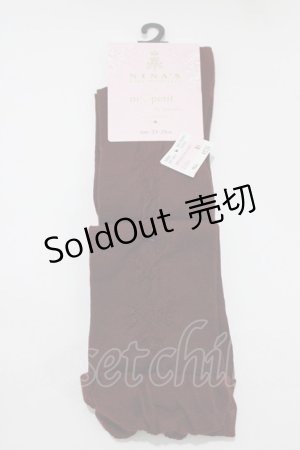 画像: m petit by misako / AMOVKNIフロートロゴ  ボルドー H-26-01-13-066-LO-ZA-NS-ZH