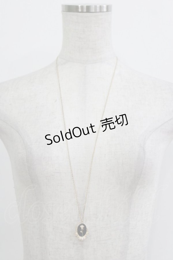 画像2: m petit by misako / AMフラワーネックレス  ブラック H-26-01-13-069-LO-AC-NS-ZH (2)