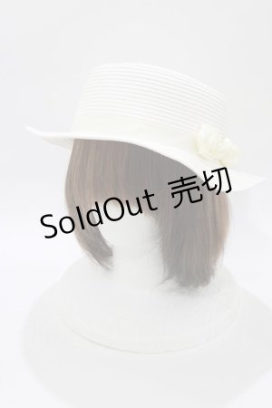 画像: m petit by misako / ローズカンカン帽  オフ H-26-01-13-086-LO-AC-NS-ZH