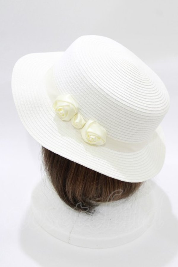 画像2: m petit by misako / ローズカンカン帽  オフ H-26-01-13-086-LO-AC-NS-ZH (2)