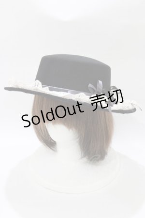 画像: axes femme / 巻きバラレースカンカン帽  ネイビー H-26-01-13-087-AX-AC-NS-ZH