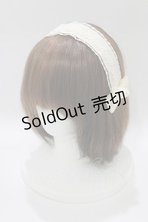 画像: m petit by misako / AM*NIヘッドドレスA  アイボリー H-26-01-13-089-LO-AC-NS-ZH