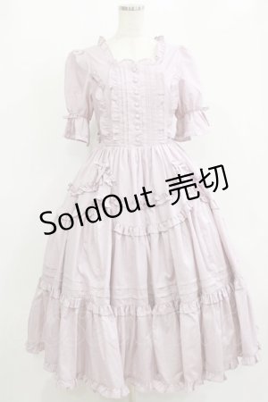 画像: Chalmiere / フリルロングワンピース M ピンク H-26-01-13-017-PU-OP-NS-ZH