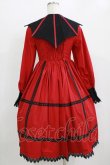 画像3: SOUFFLESONG（海外ロリータブランド） / 付け襟付きワンピース S レッド H-26-01-13-002-EL-OP-NS-ZH (3)