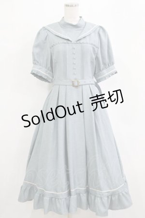 画像: Kurumi Collaboration / マリンアカデミアワンピース L ブルー H-26-01-13-019-GO-OP-NS-ZH