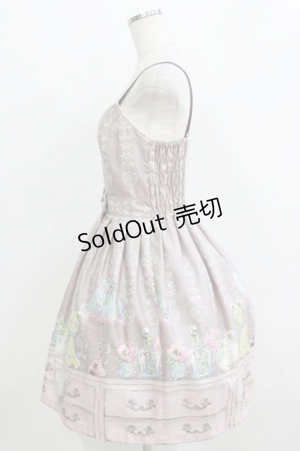 画像2: Emily Temple cute / シャンブルノースリーブワンピース  グレー H-26-01-14-002-ET-OP-KB-ZH (2)