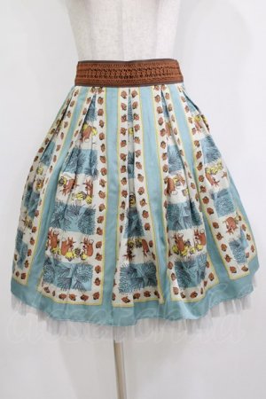 画像: Jane Marple / winter squirrelのスカート  ブルー H-26-01-14-025-JM-SK-KB-ZH
