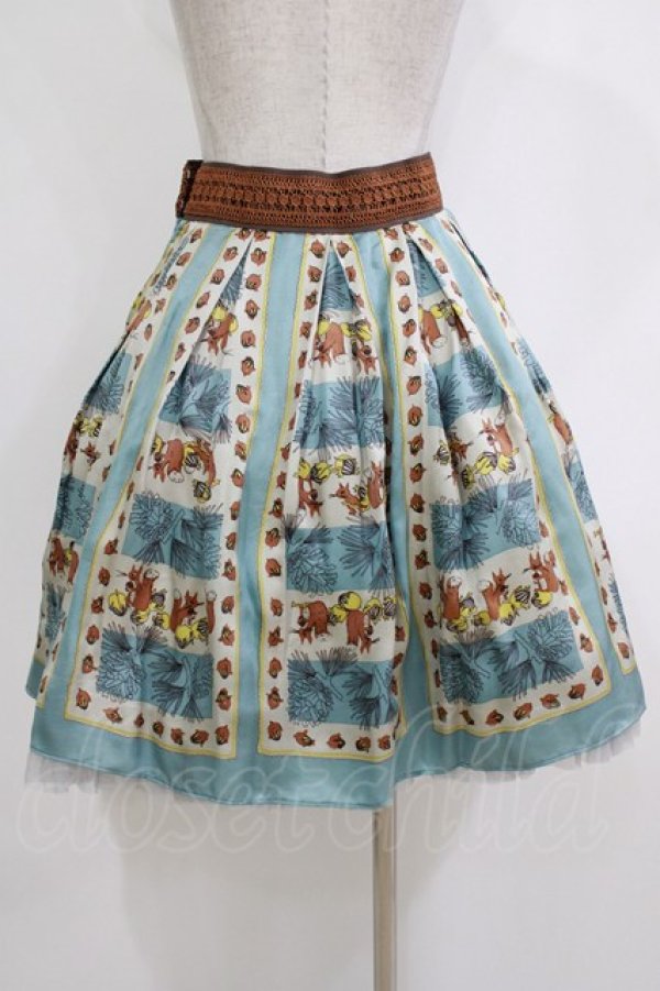 画像3: Jane Marple / winter squirrelのスカート  ブルー H-26-01-14-025-JM-SK-KB-ZH (3)