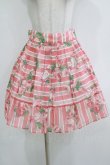 画像1: Jane Marple / ローズストライプのスカート M ピンク H-26-01-14-028-JM-SK-KB-ZH (1)