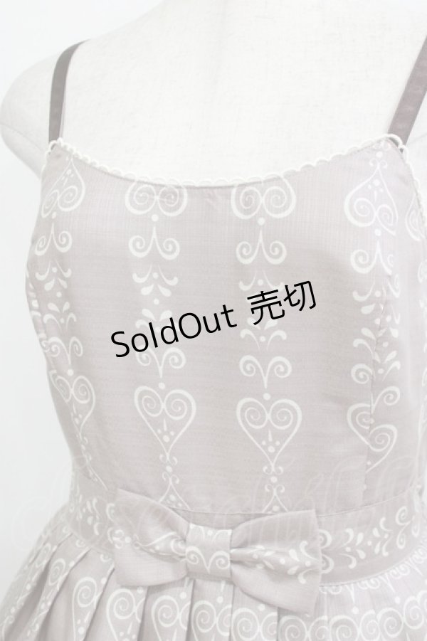 画像5: Emily Temple cute / シャンブルノースリーブワンピース  グレー H-26-01-14-002-ET-OP-KB-ZH (5)