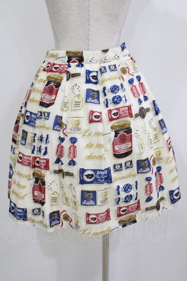 画像3: Jane Marple / Beau Chocolatのミニスカート  アイボリー H-26-01-14-035-JM-SK-KB-ZH (3)