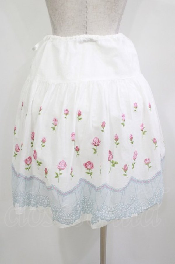 画像3: Emily Temple cute / バラ＆レーススカート  オフ白 H-26-01-14-036-ET-SK-KB-ZH (3)