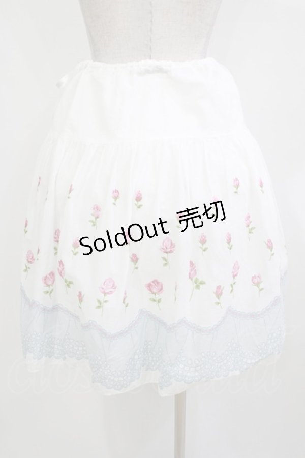 画像3: Emily Temple cute / バラ＆レーススカート  オフ白 H-26-01-14-036-ET-SK-KB-ZH (3)