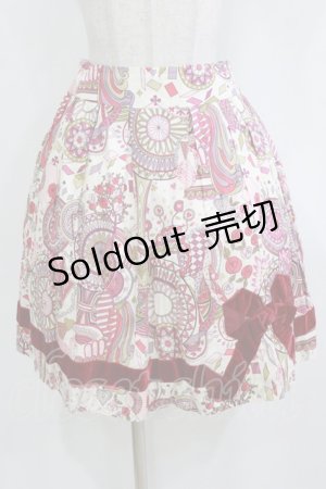 画像: Jane Marple / ワンダーランドスカート  ボルドー H-26-01-14-038-JM-SK-KB-ZH