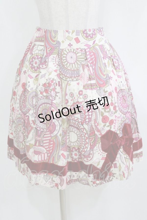 画像1: Jane Marple / ワンダーランドスカート  ボルドー H-26-01-14-038-JM-SK-KB-ZH (1)