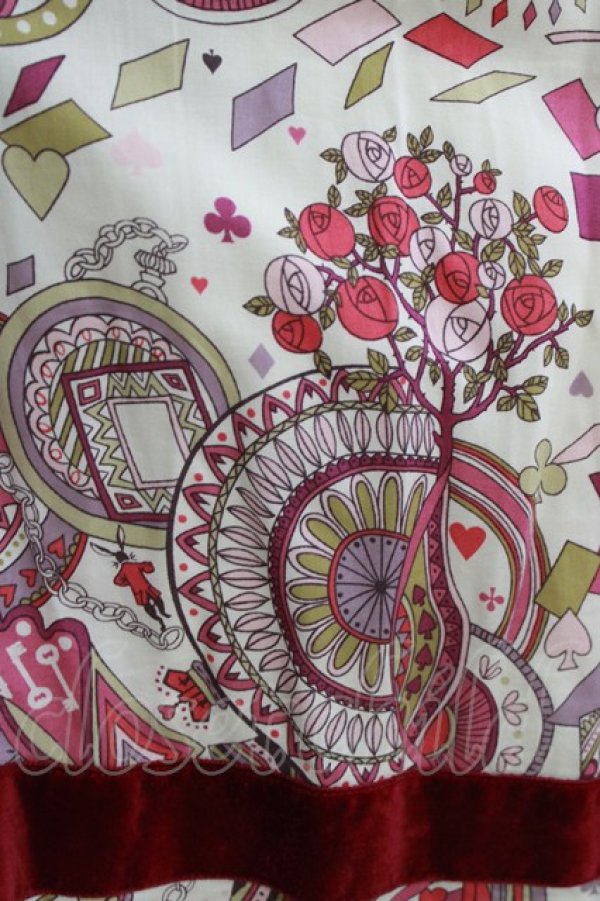 画像4: Jane Marple / ワンダーランドスカート  ボルドー H-26-01-14-038-JM-SK-KB-ZH (4)