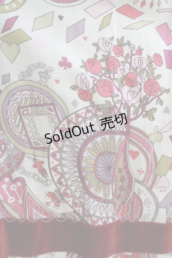 画像4: Jane Marple / ワンダーランドスカート  ボルドー H-26-01-14-038-JM-SK-KB-ZH (4)